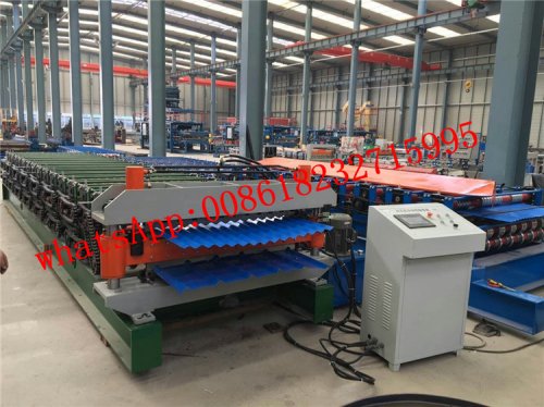 double layer roof panel machine
