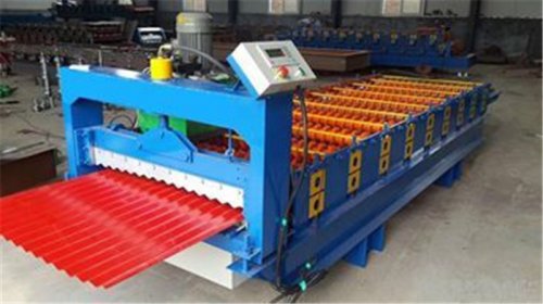 wave shape roof forming machine